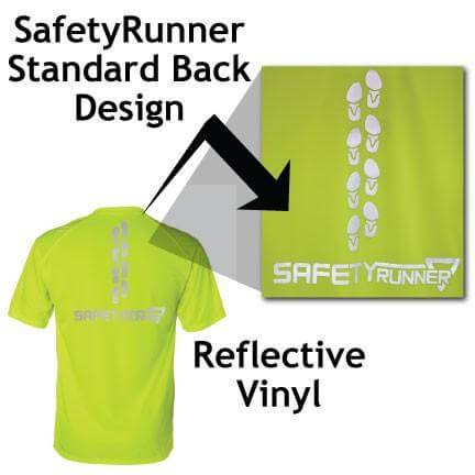 Custom Sport SafetyRunner Reflective V-Neck Performance Shirt
