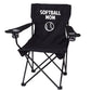 Softball Mom Black Folding Camping Chair