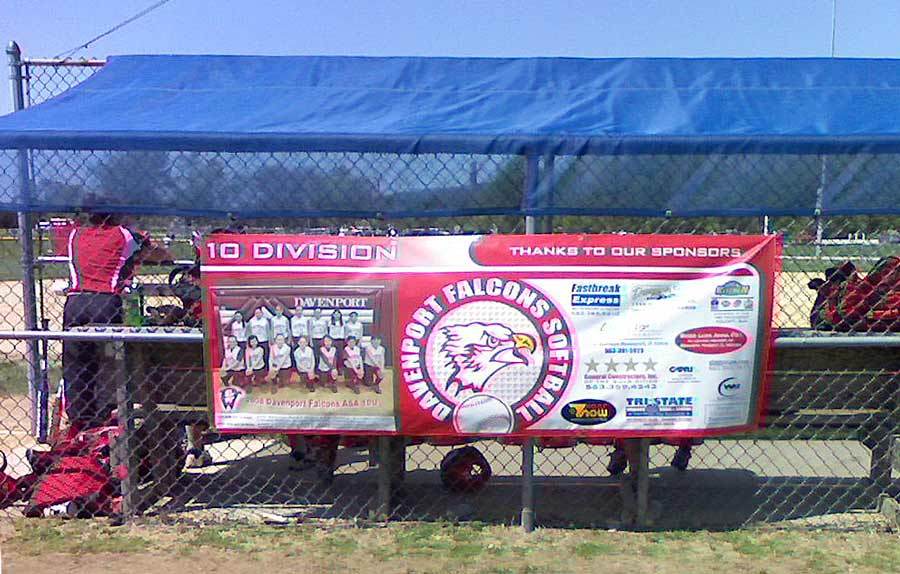Team Banner with Sponsor Area