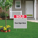 Sold Sign Rider | Real Estate Sign Riders | Solid Background ...