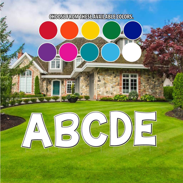 Alphabet Yard Letters | 18