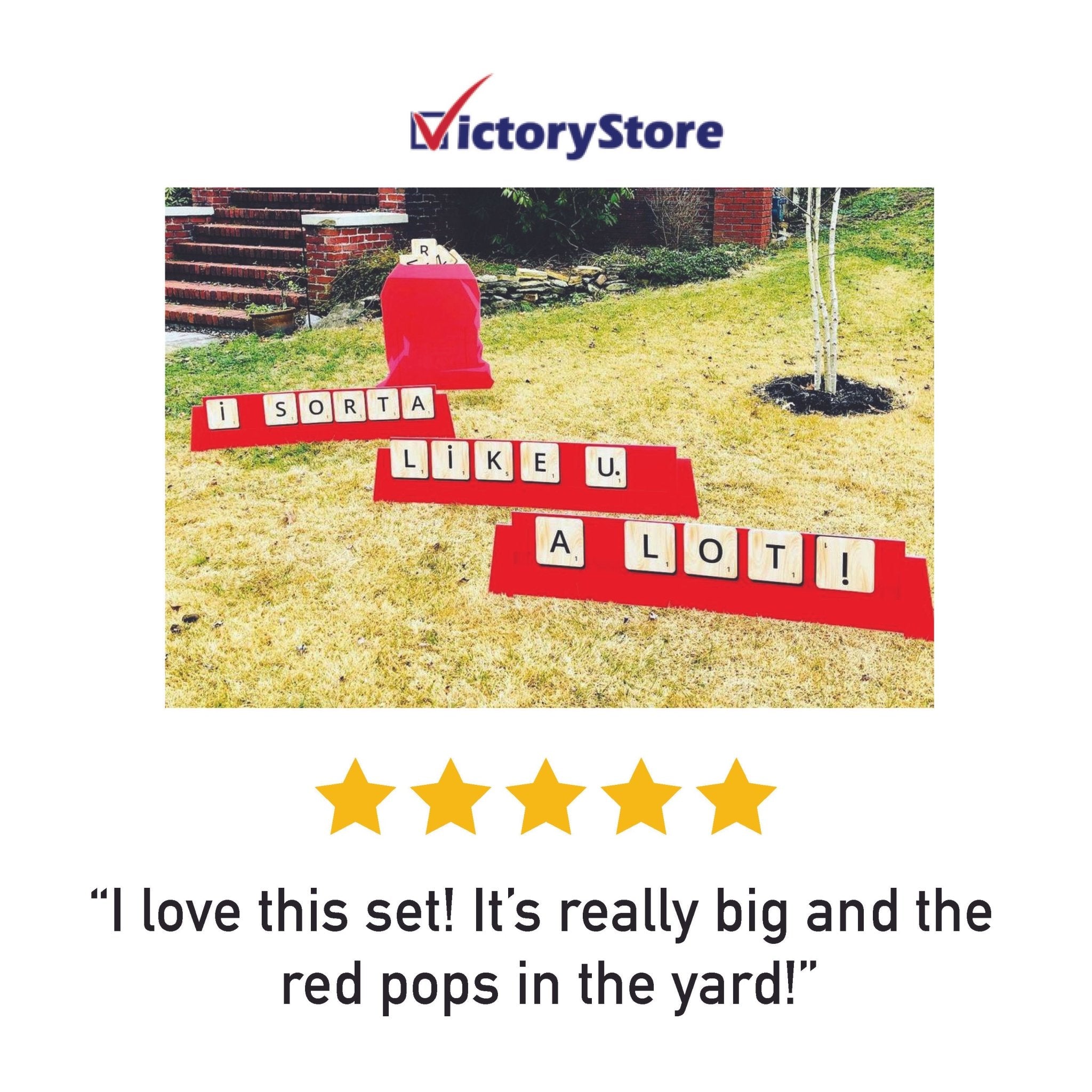 Valentine's Day Yard Card | I Sorta Like You | VictoryStore ...