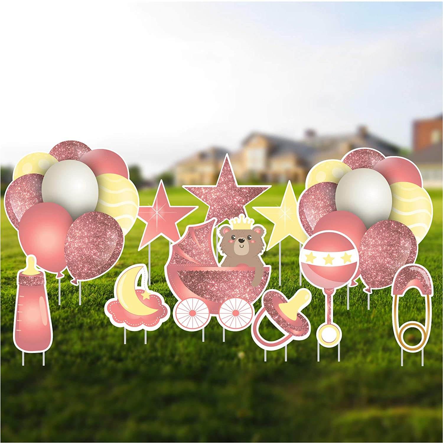 Sparkle Baby Yard Card Flair & Accessories 11 Pc Set