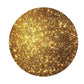 Gold sparkle swatch