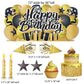 Sparkle Happy Birthday Giant EZ Yard Card Sign Display 9 pc set