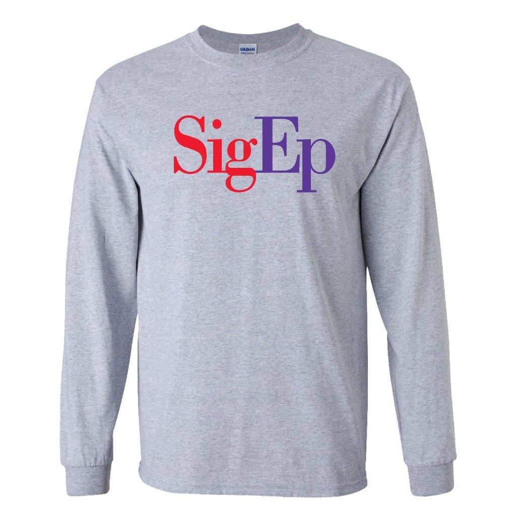 Sigma Phi Epsilon Long Sleeve T-shirt SigEp - FREE SHIPPING
