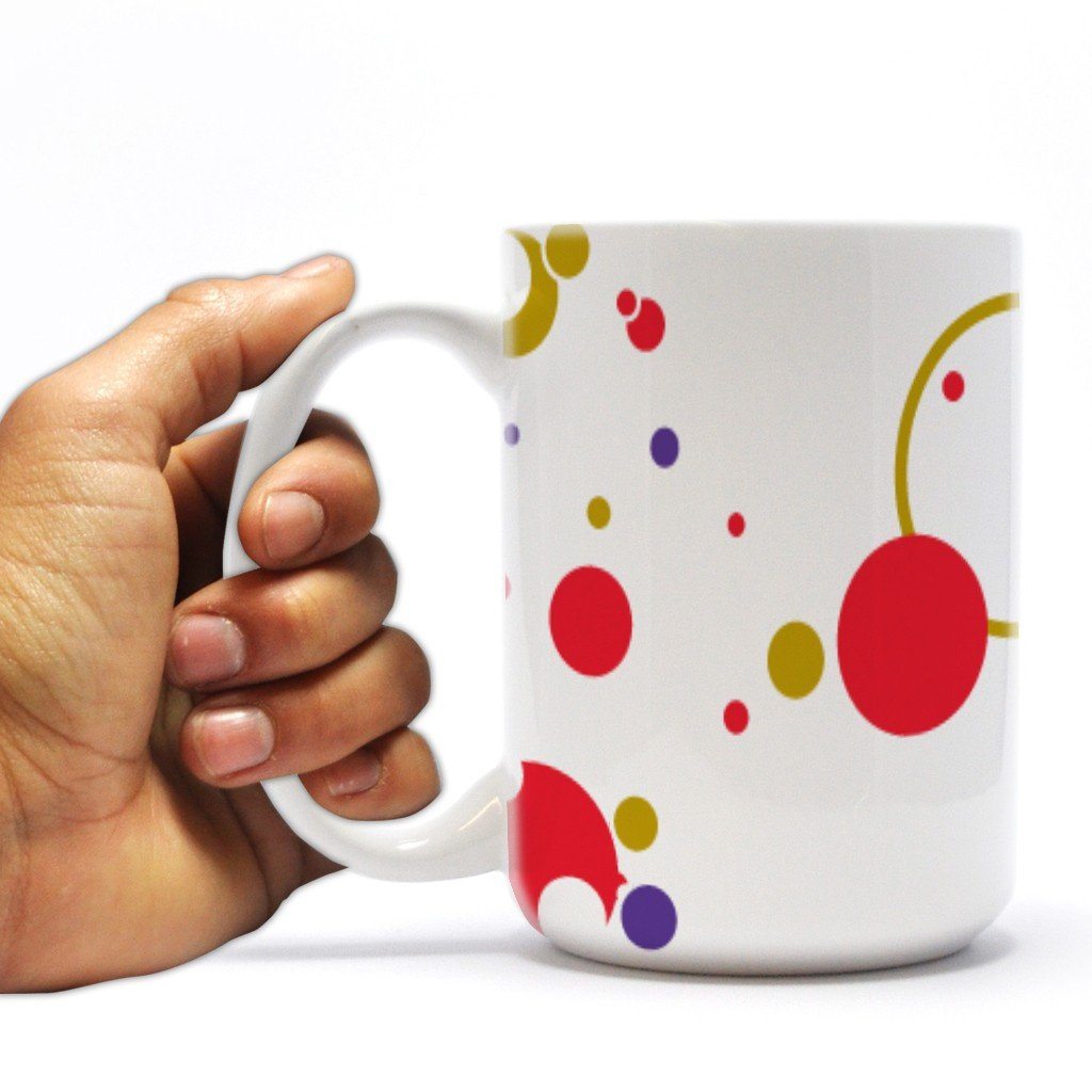 Sigma Phi Epsilon 15oz Coffee Mug “ Crest and Bubble Design