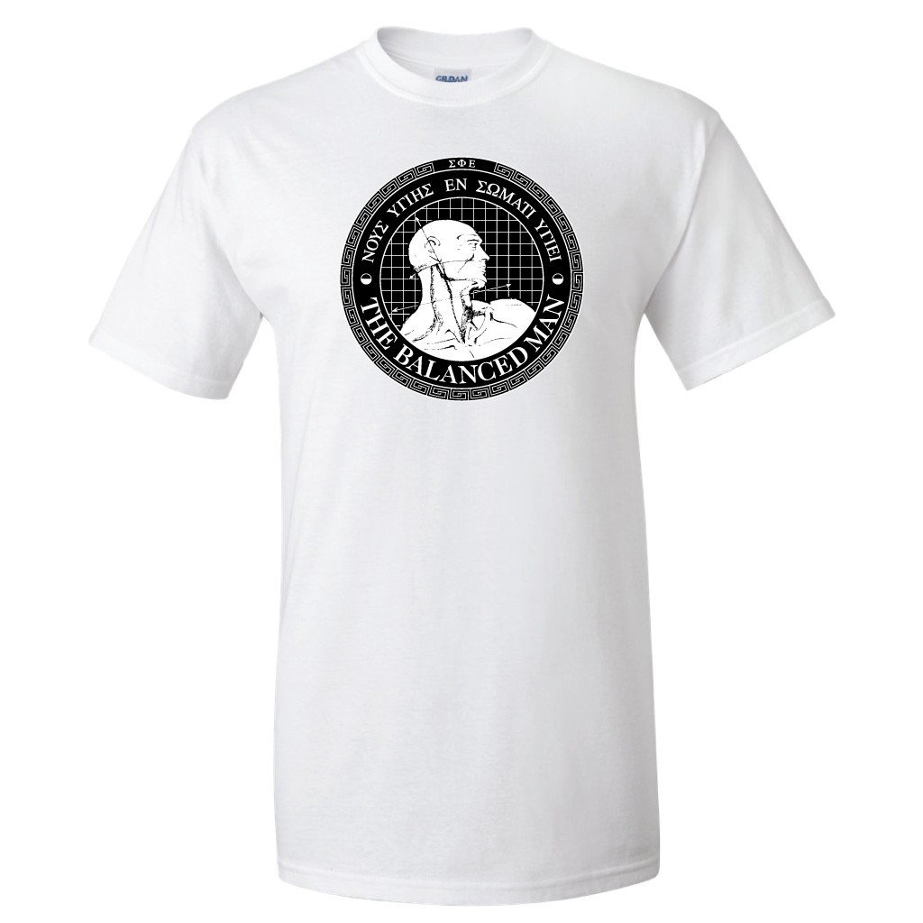 Sigma Phi Epsilon Standard T-Shirt - Balanced Man - FREE SHIPPING