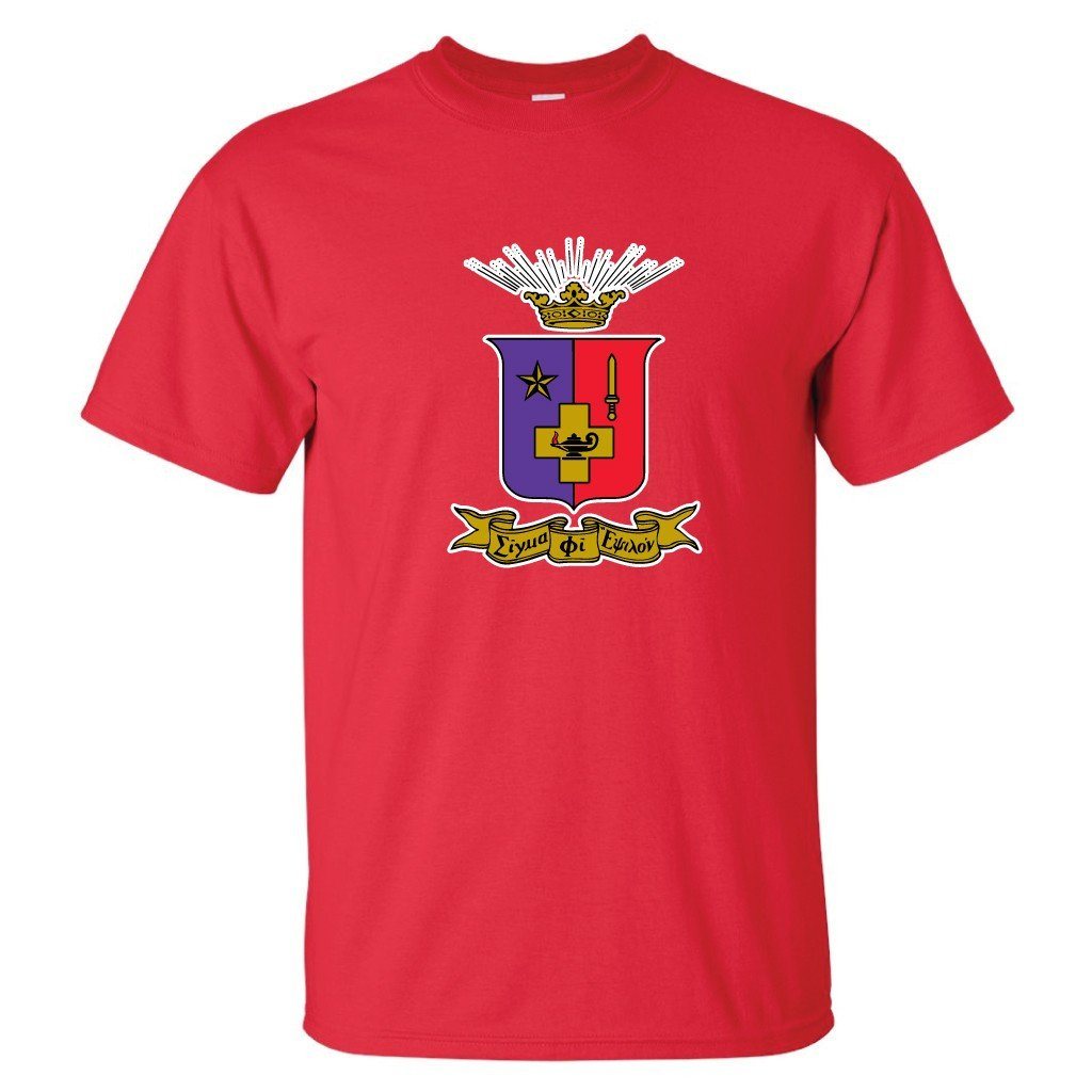 Sigma Phi Epsilon Standard T-Shirt - Coat of Arms - FREE SHIPPING