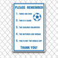 Soccer Spectator Sportsmanship Yard Signs - 2-Pack Yard Signs - FREE SHIPPING