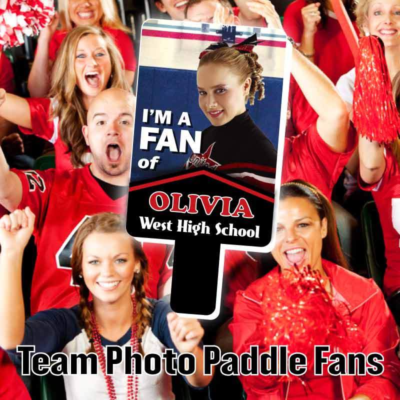Team Photo Paddle Fan
