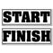 Start and Finish Black Vinyl Banner | VictoryStore – VictoryStore.com