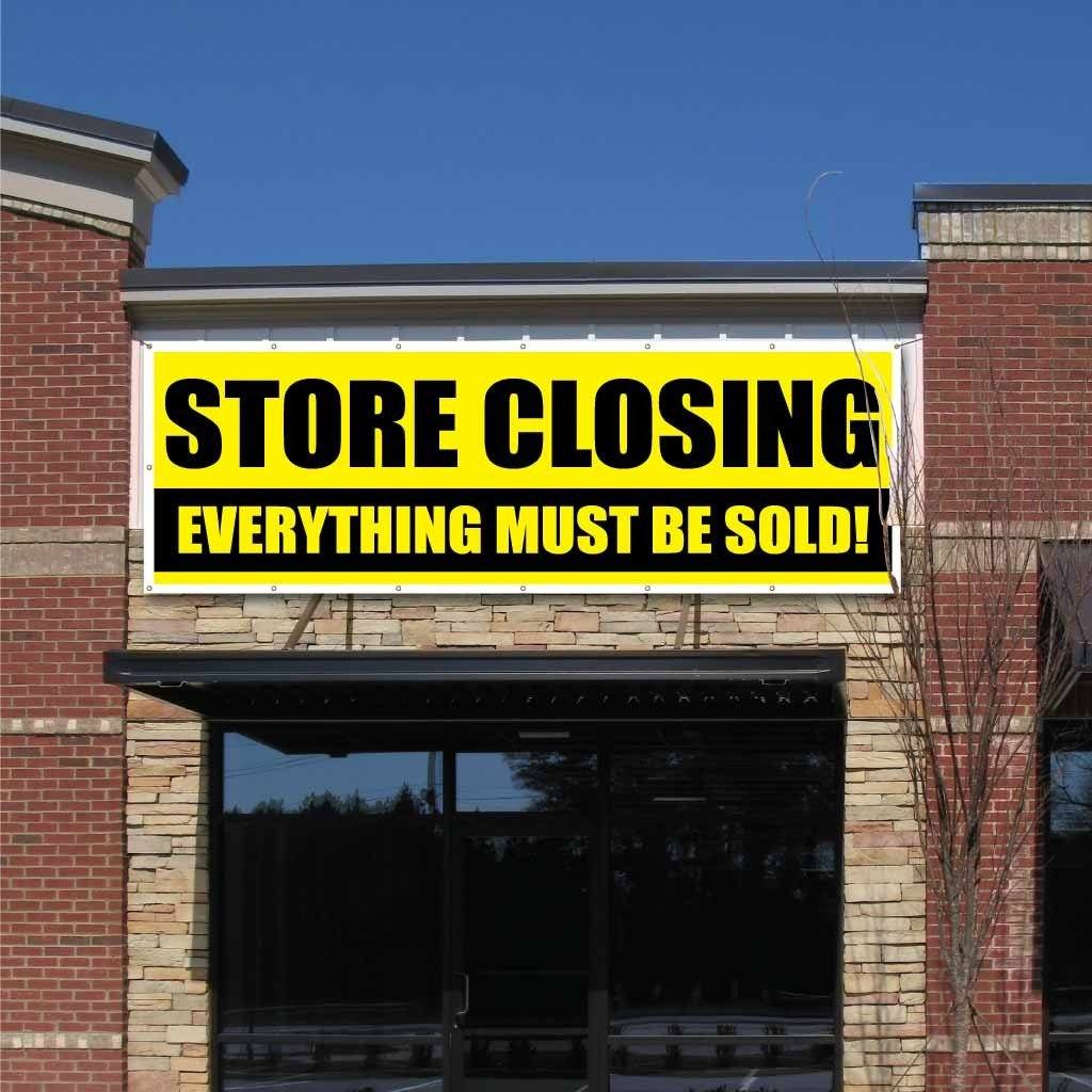 Store Closing Vinyl Banner with Grommets | VictoryStore – VictoryStore.com