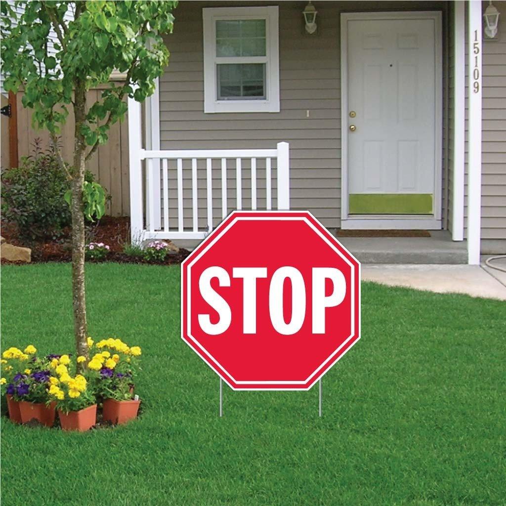 Stop Octagon Shaped Sign