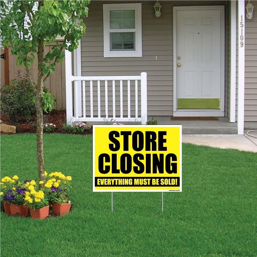 Store Closing Everything Must Be Sold Sign or Sticker - #6