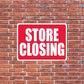 Store Closing Sign or Sticker - #1
