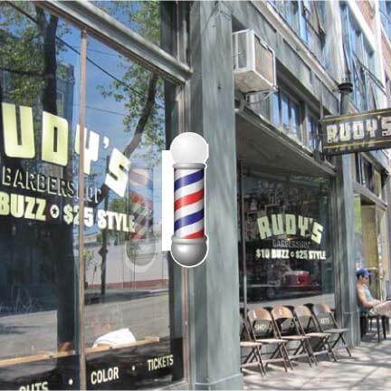 Barber 3D Window Sign Design