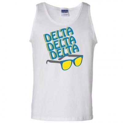 Tri Delta Men's Tank Tops - Sunglasses Design