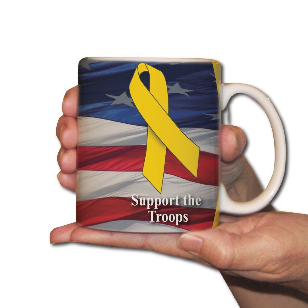 Support the Troops - Coffee Mug