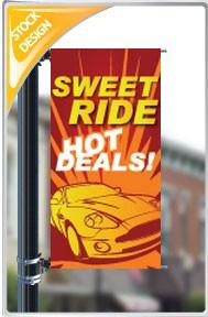 18"x36" Sweet ride, Hot Deals Pole Banner FREE SHIPPING