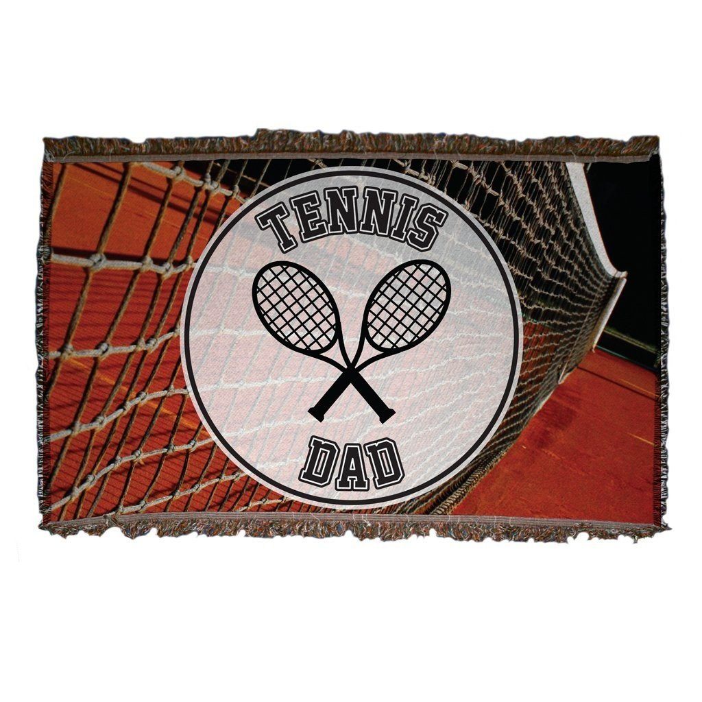 Tennis Dad Woven Blanket