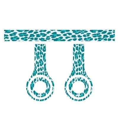 Teal Animal Print Skins for Beats Solo HD Headphones Set of 3 - FREE SHIPPING