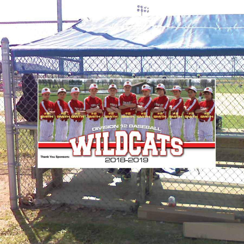 Custom Sports Team Banner with Arch Design | VictoryStore ...