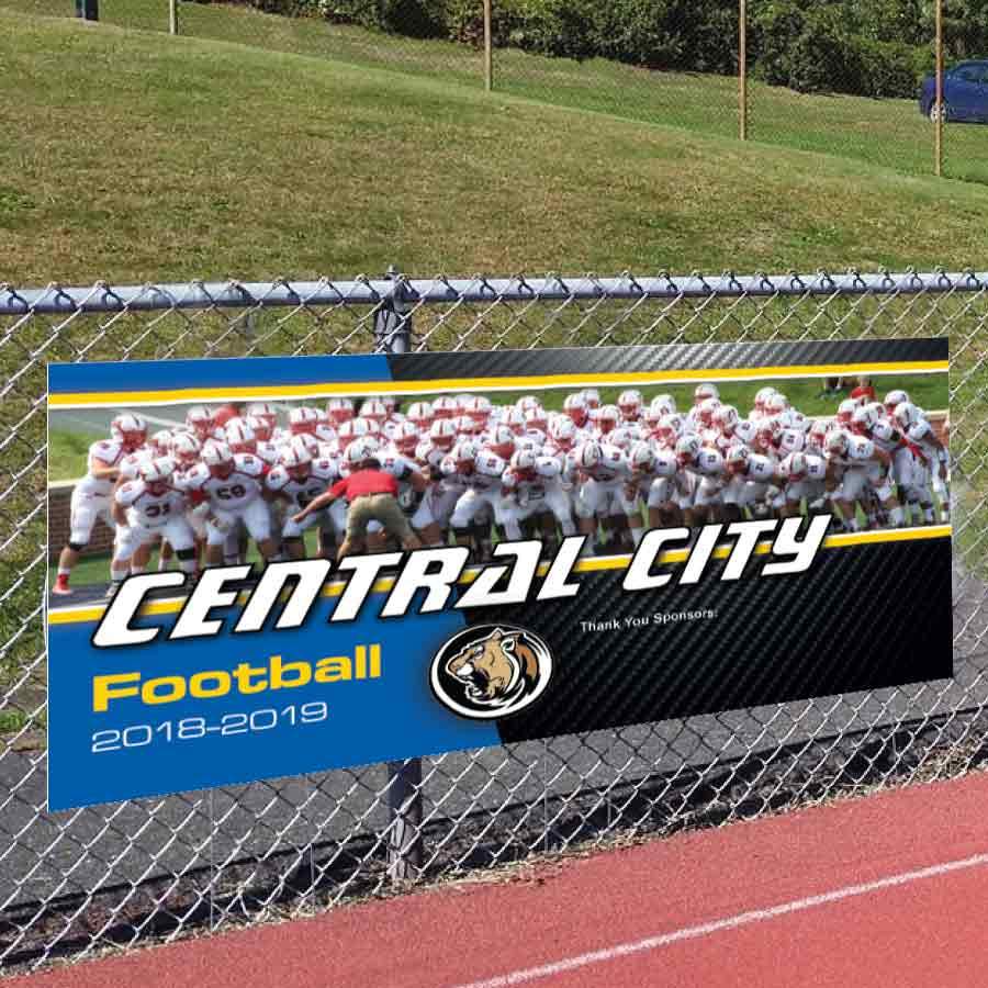 Photo Team Banner with Carbon Fiber Graphics | VictoryStore ...