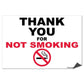 Thank You For Not Smoking Sign or Sticker - #2