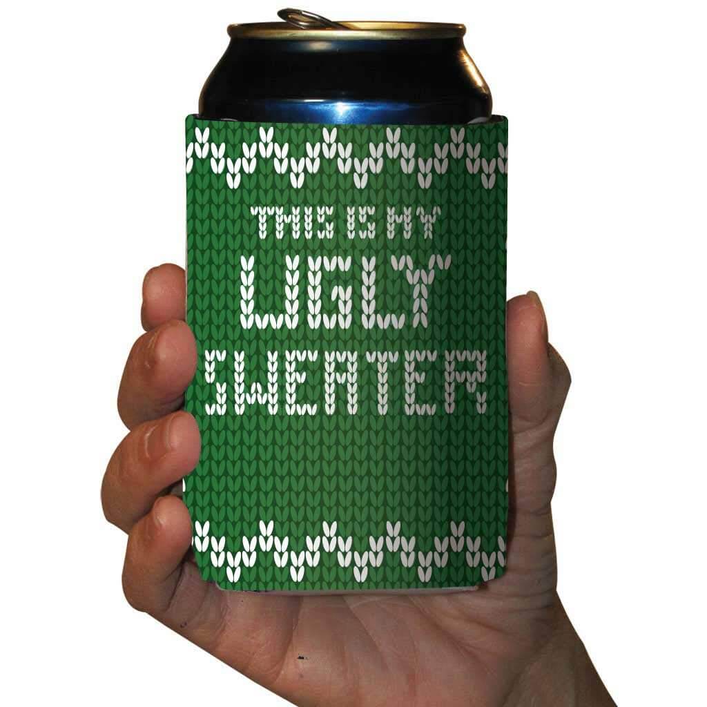 This is My Ugly Sweater Christmas Can Coolers Set of 6