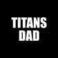Titans Dad Black Folding Camping Chair
