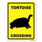 Tortoise Crossing Sign or Sticker