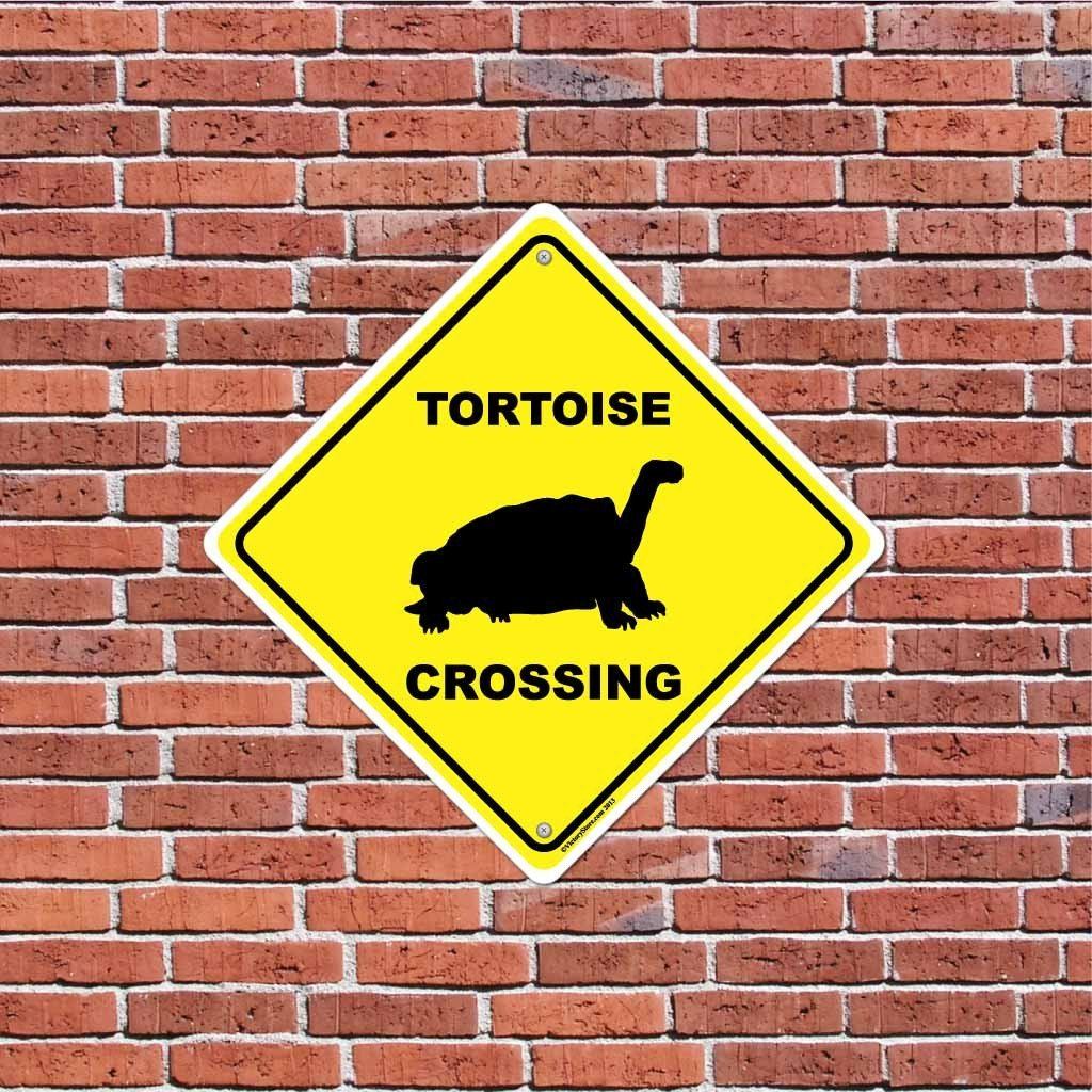 Tortoise Crossing Sign or Sticker