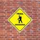 Trail Crossing Sign or Sticker