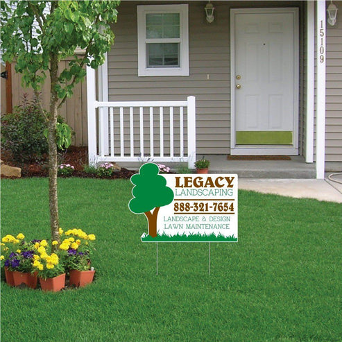 Tree Shaped Yard Sign | VictoryStore – VictoryStore.com