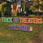 Trick or Treat Halloween Yard Sign letters