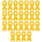 Support Our Troops Yellow Ribbon Pathway Markers - Set of 25 includes 50 short stakes