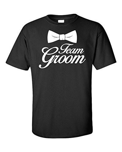 Team Groom T-Shirt - Black - FREE SHIPPING