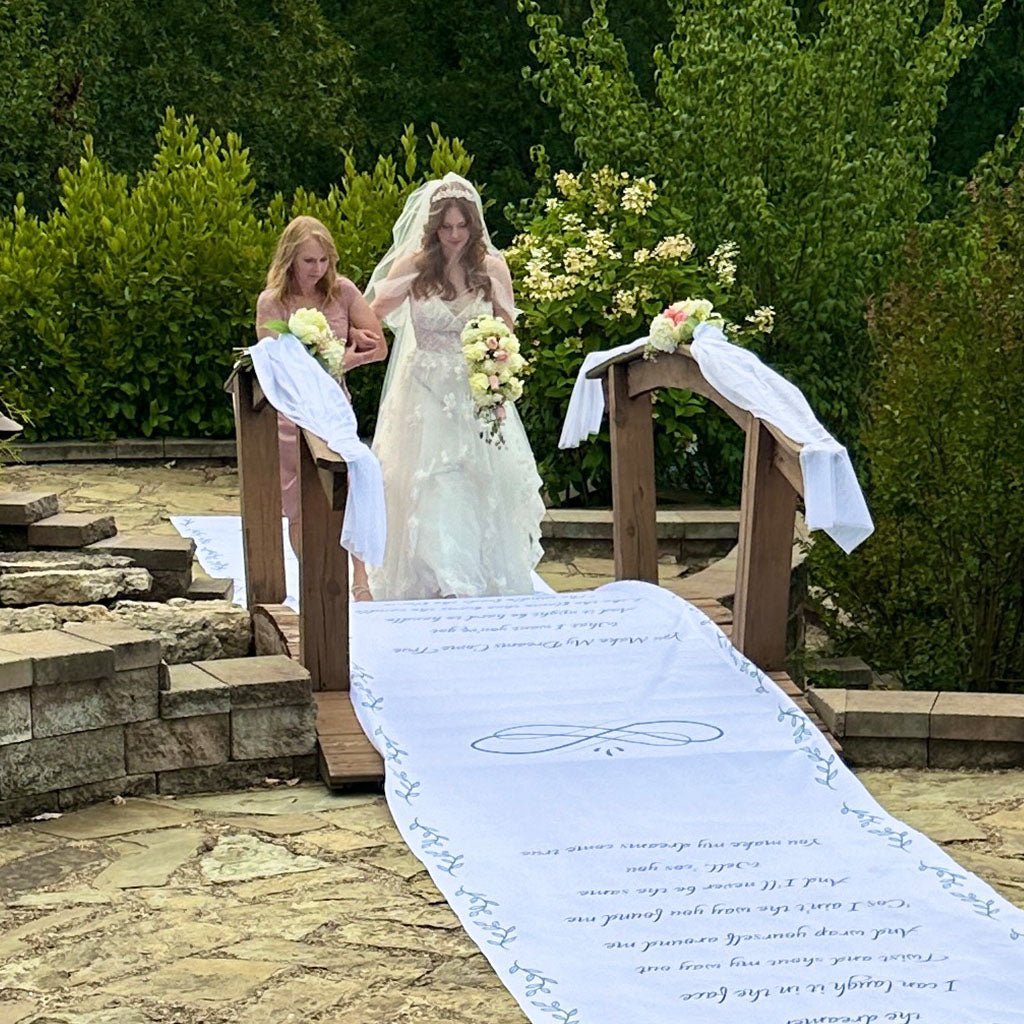 Two Shall Become One Wedding Aisle Runner