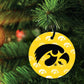 University of Iowa Hawkeyes Circle Ornaments