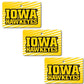 University of Iowa Hawkeyes Rectangle Ornaments