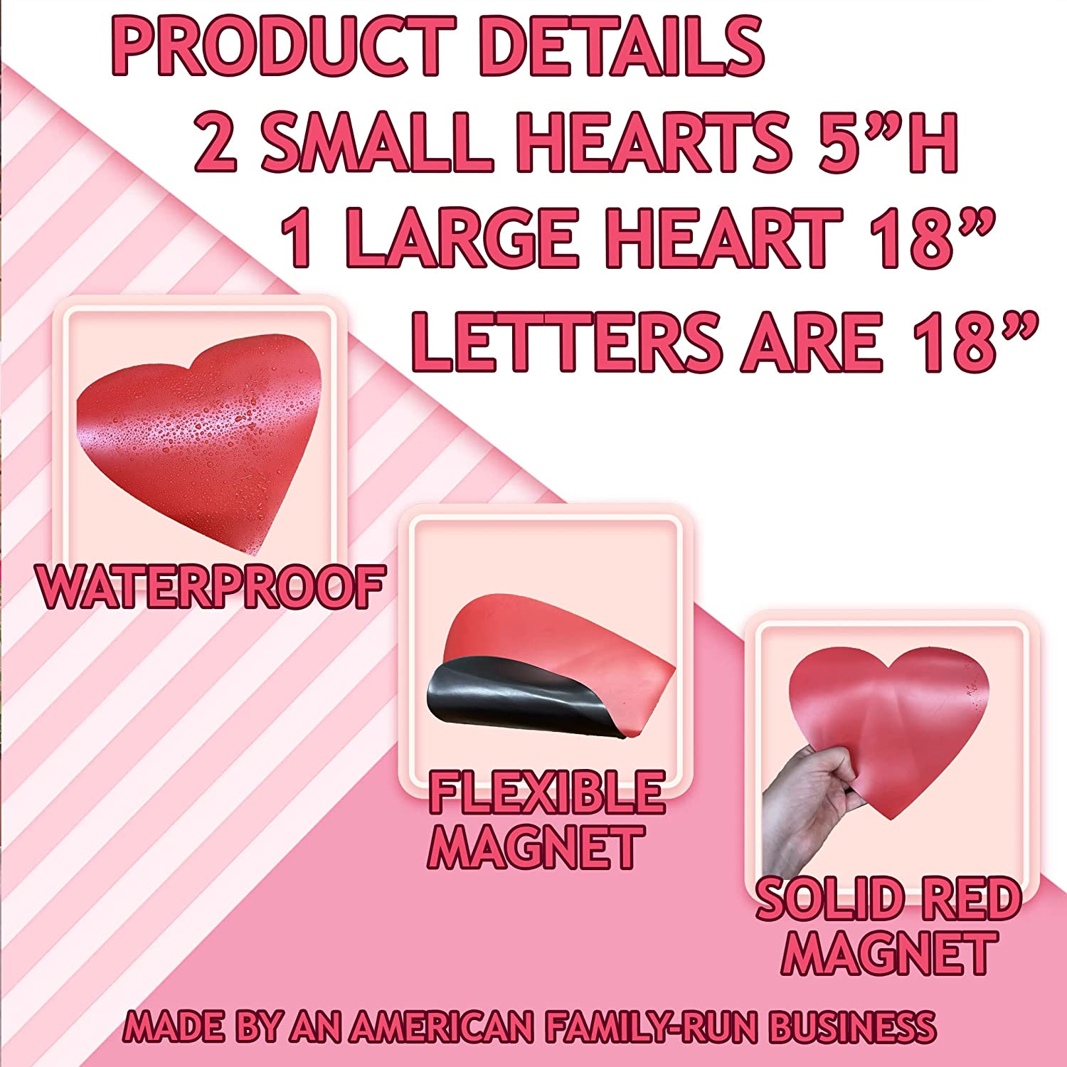Valentine's Day Love Garage Door Magnets (19819)