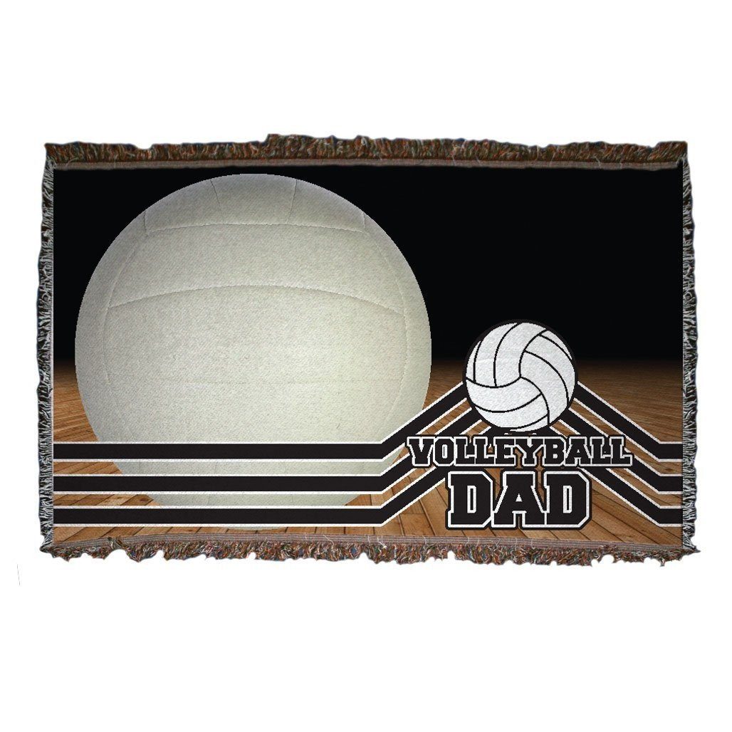 Volleyball Dad Woven Blanket