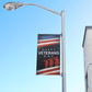 veterans day pole banner