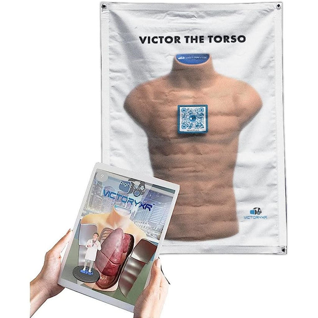Victor The Torso STEM 4d : Human Anatomy Augmented Reality Learning Package (2D Banner)