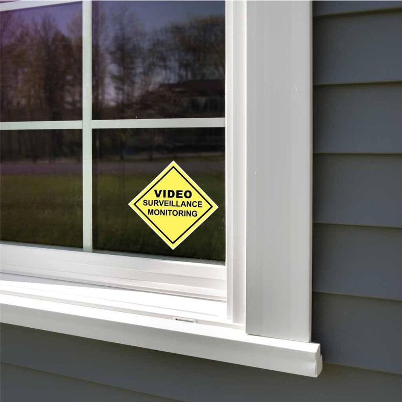 Video Surveillance Monitoring Sign/Sticker | VictoryStore ...