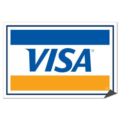Visa Credit Card Sign or Sticker | VictoryStore – VictoryStore.com
