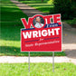 VOTE Shaped Political Yard Sign