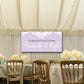 Wedding Banner - Lace Design