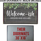 Welcome-ish Depends Who You Are Doormat
